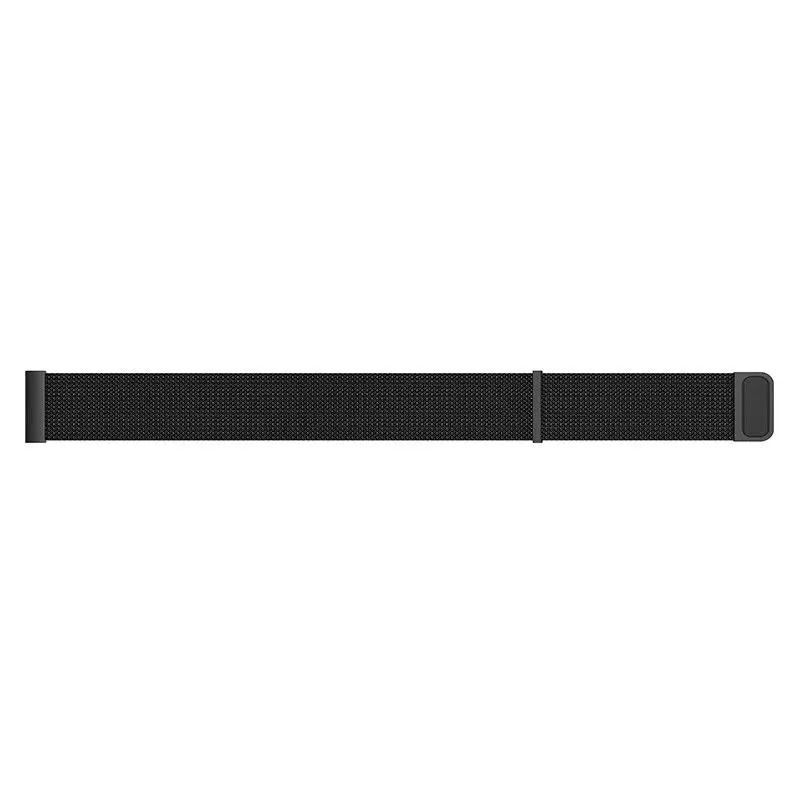 
Universal 20mm Replacement Metal Milan Magnetic Suction Watch Strap For Huami Amazfit Smartwatches - Black 
