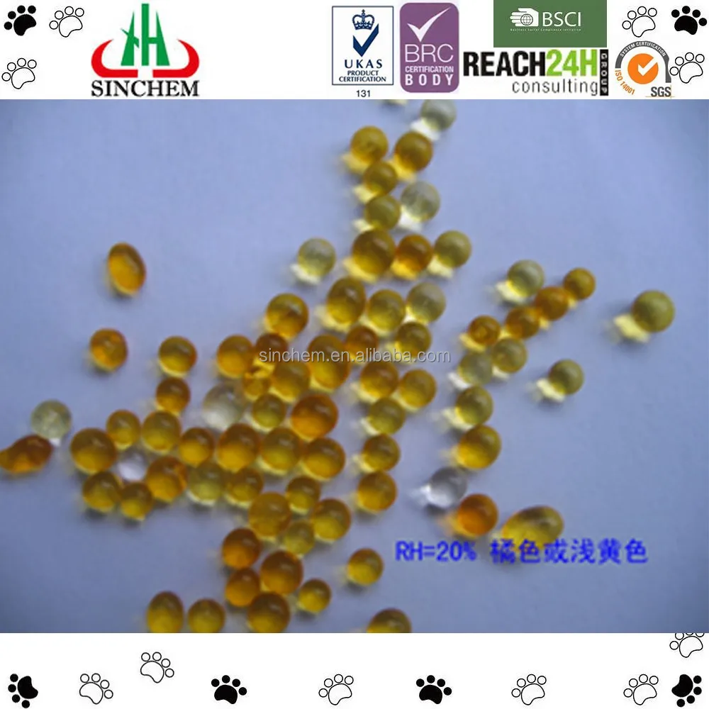 cobalt chloride free orange indicating silica gel