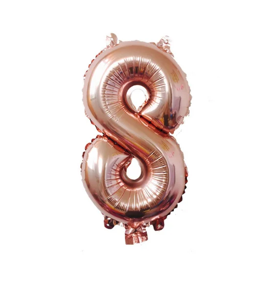 Rose Gold Number Foil Balloons Large Digit Helium Balloons wedding decorations Birthday Party Supplies Baby Shower