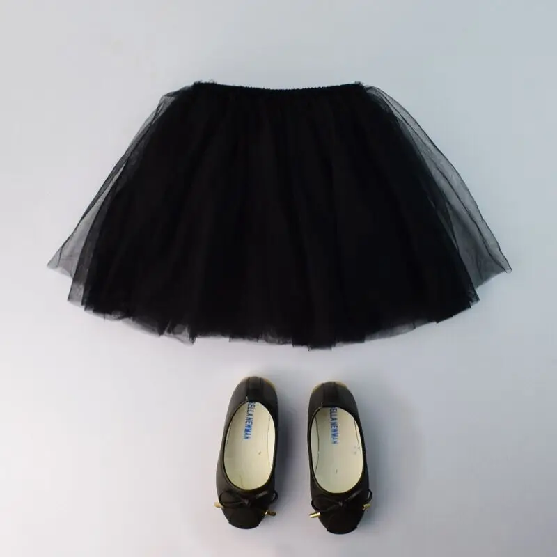 Ins Style 4 Layers 8 Colors Girls Tutu Skirts Fashion Children Princess dress