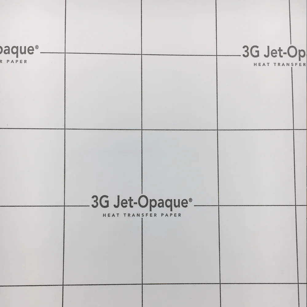  Непрозрачная Термотрансферная бумага 3G для темной одежды Размер A4 100