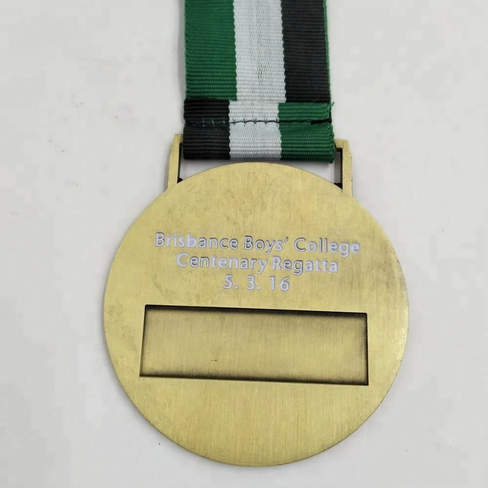 Personalised Engraved Custom Metal Unique Laser Name Blank Medal With Printing Sticker Inserts Logo