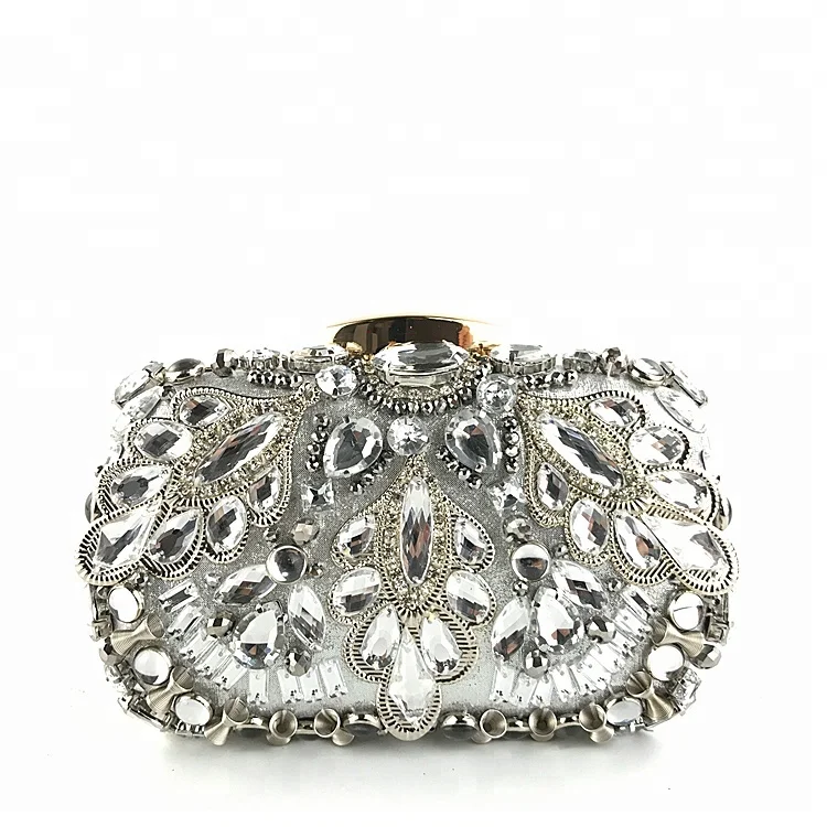 Guangzhou Occi wholesale handmade rhinestone clutch evening bags OC3740