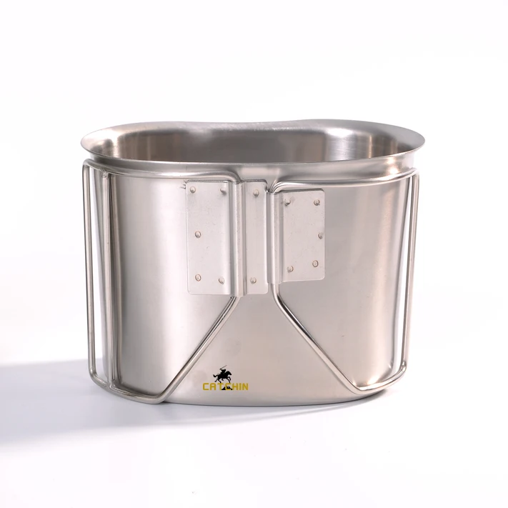 water drinking canteen sets including water bottle and stainless steel cup kettle set