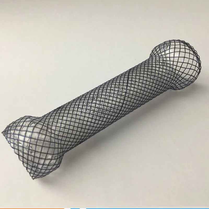 
medical nitinol expandable duodenal stent with silicon covering 