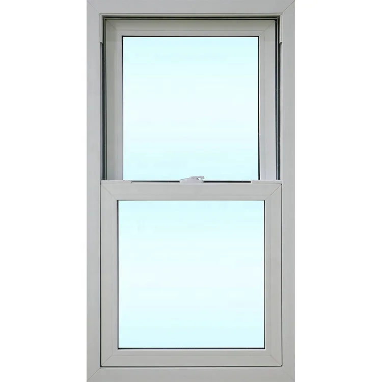 White double glazed UPVC half moon arched window