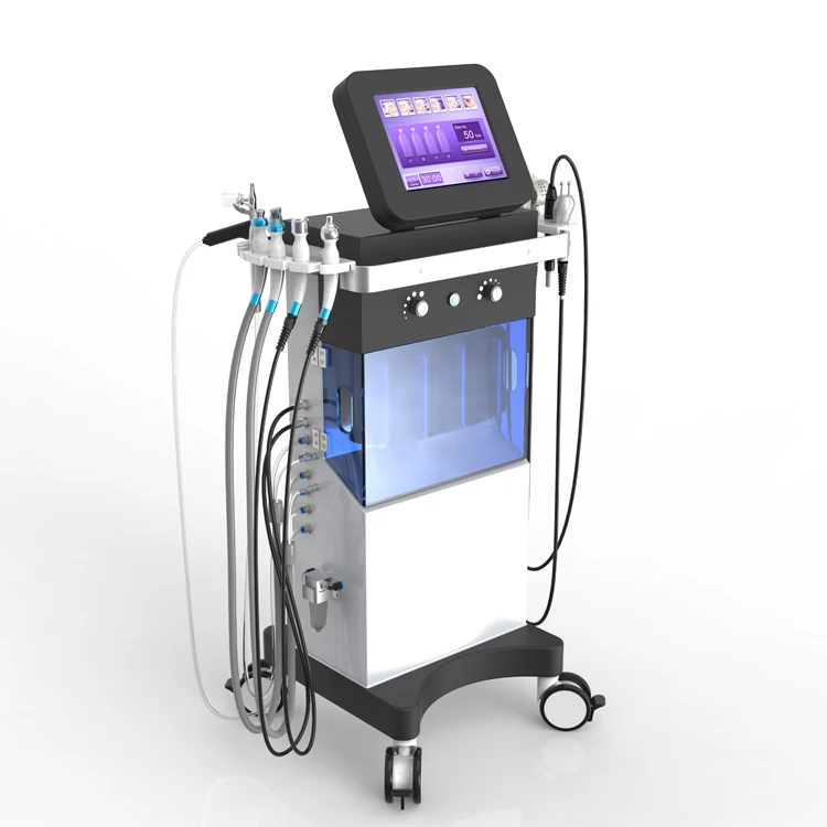 10 в 1 Aqua микродермабразия лица Алмазная машина для глубокого очищения кожи