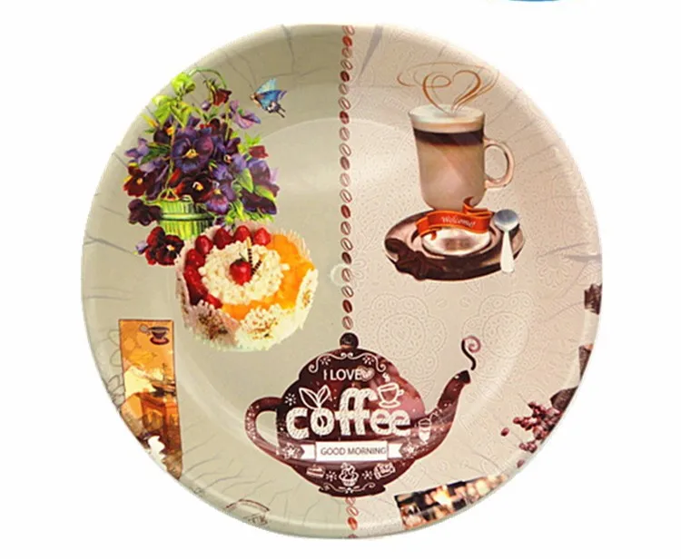 Высококачественная позолоченная пластина 22/33 см/круглая пластина/dinnerplate