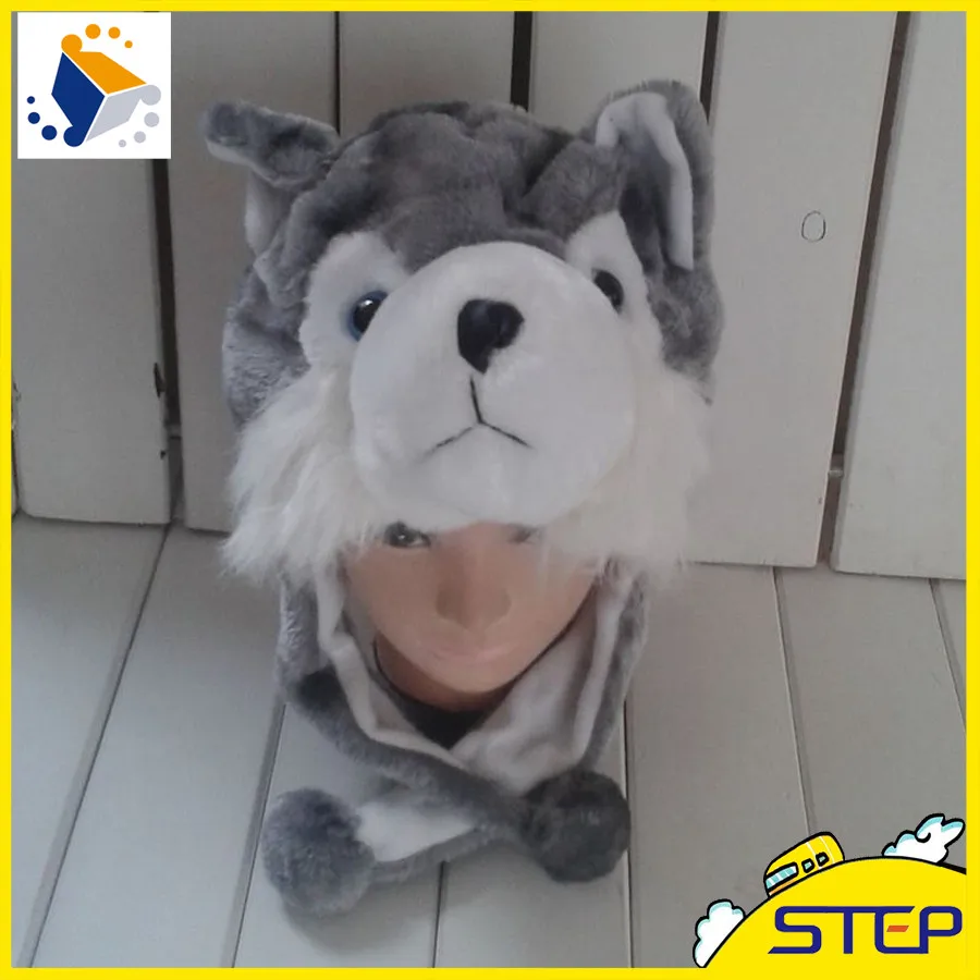 2016 New Arrival Wholesale Hat Suppliers Husky Pattern Hats And Caps Winter Hat