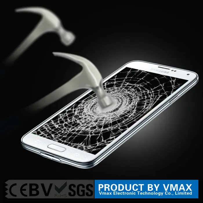 0.26mm взрывозащищенный закаленное стекло олеофобное лиофобных протектор экрана для samsung галактики s5 i9600