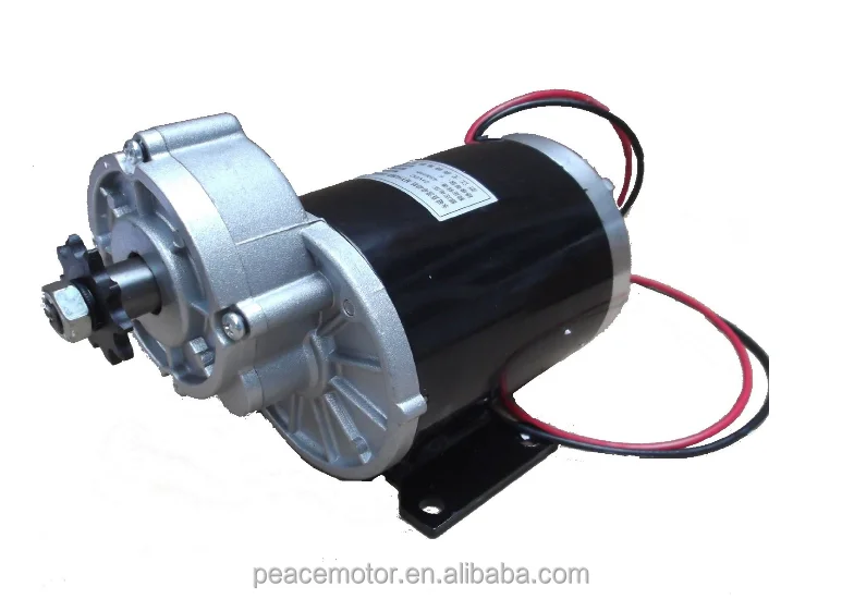 ZY6812 brush PMDC motor with gearbox reducer 12v 24v for electric tool and Golf car