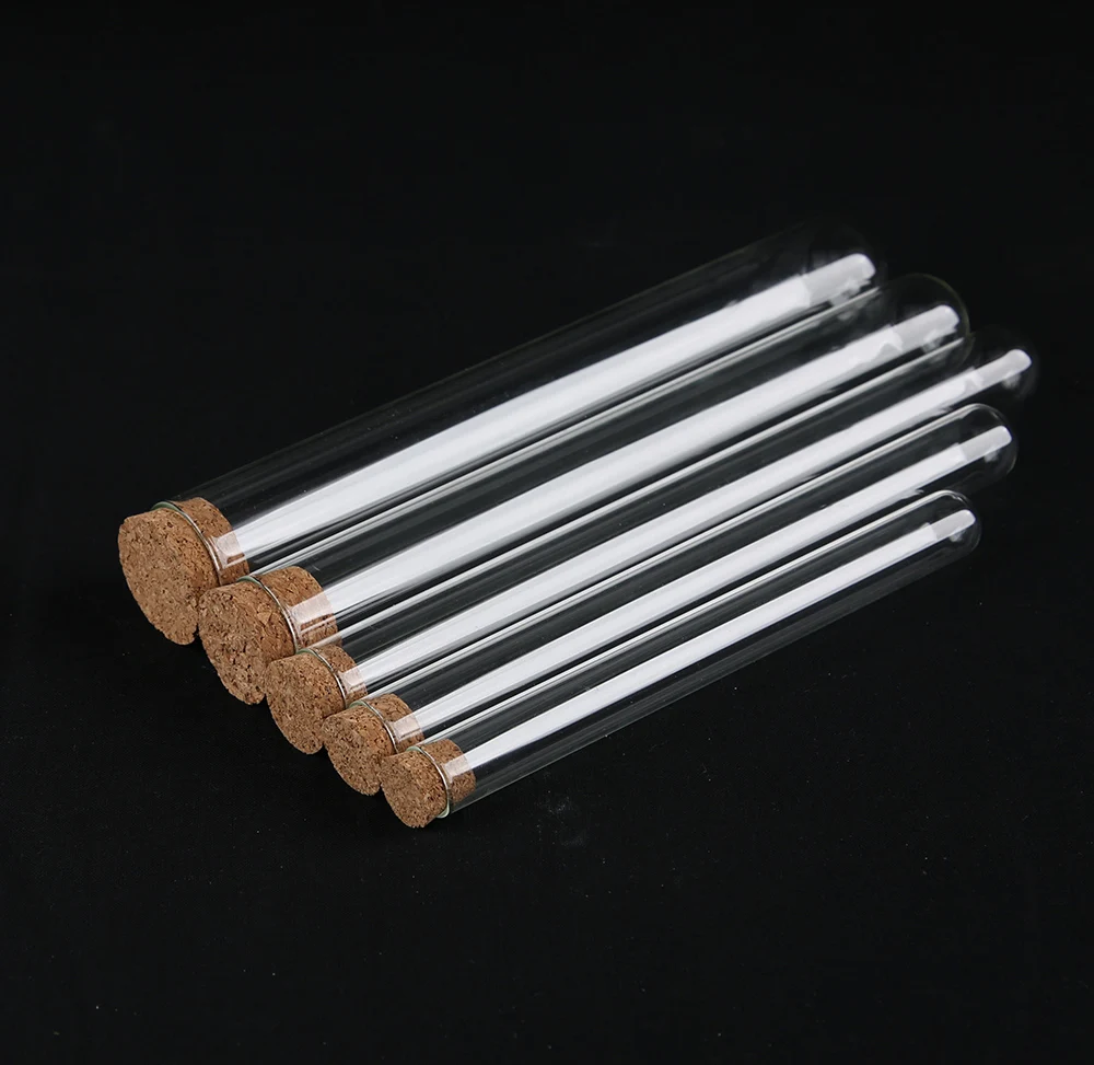Customize glass test tube all kinds of caps
