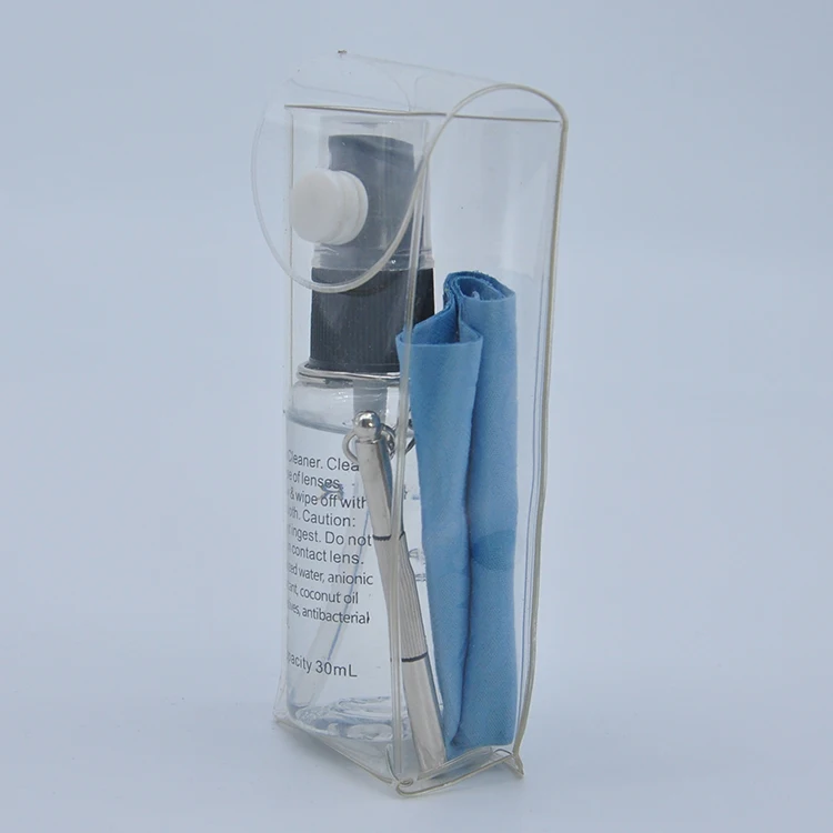 30ML Professional Natural Safety Eyes Eyeglass Cleaner Ingredients Spectacle Glasses Lens Spray Cleaning Kit