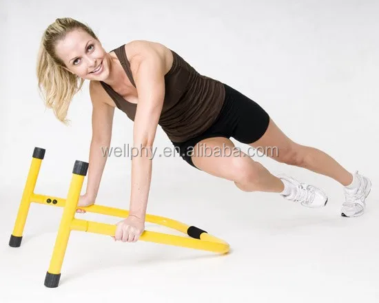 New Fitness Lebert Parallettes Equalizer bar Chin up Iron Bar Pull up Bar