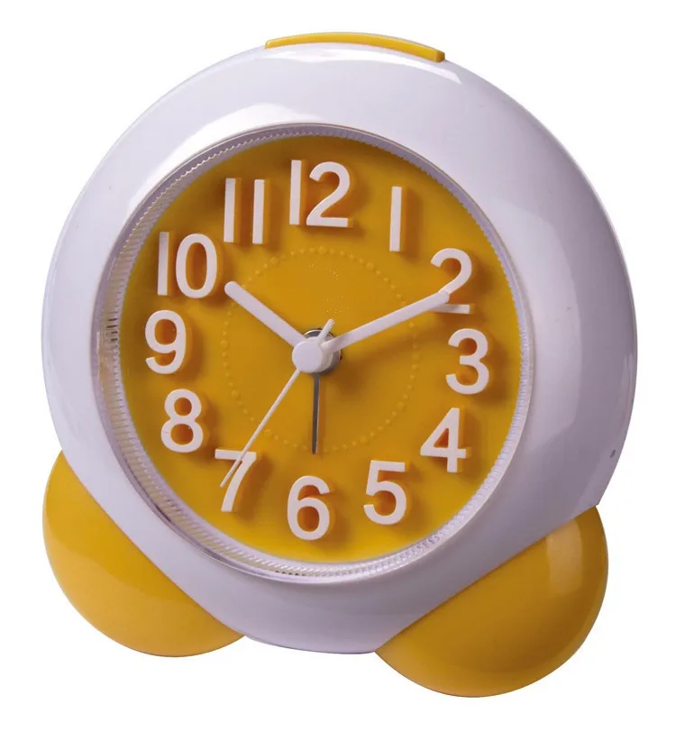 wholesales desktop snooze light quiet sweep alarm 3D numbers scale face clock