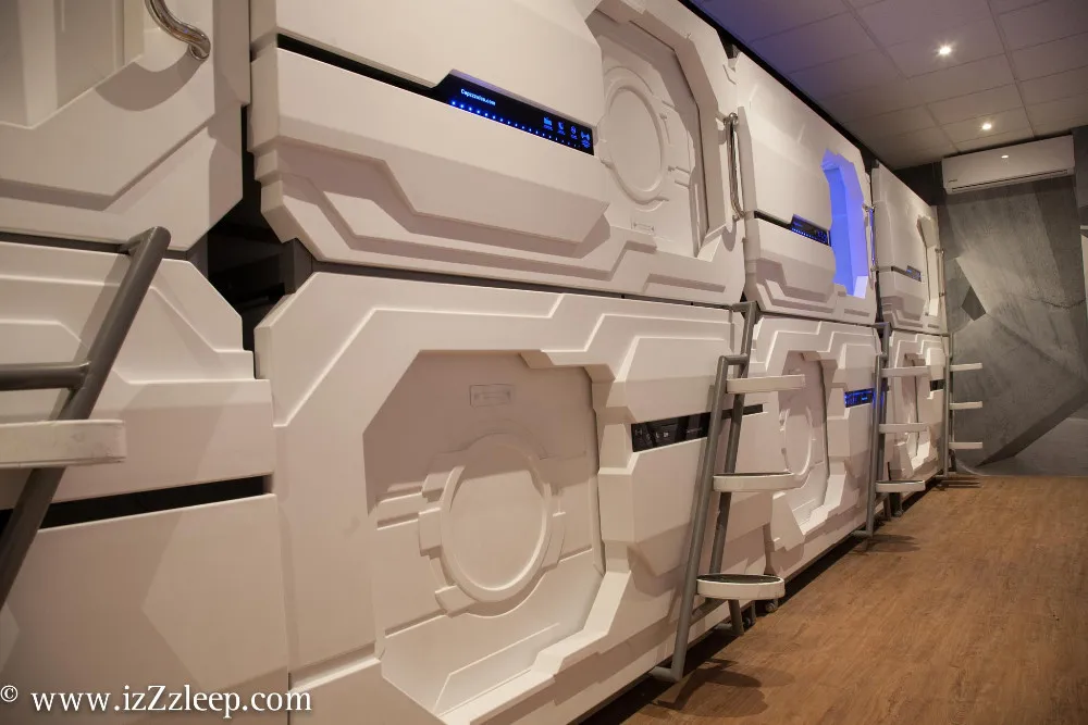 Крупнейший дизайнер и производитель в Китае, Капсульная кровать для отеля, Капсульная двухъярусная кровать, звукоизоляционная Капсульная кровать