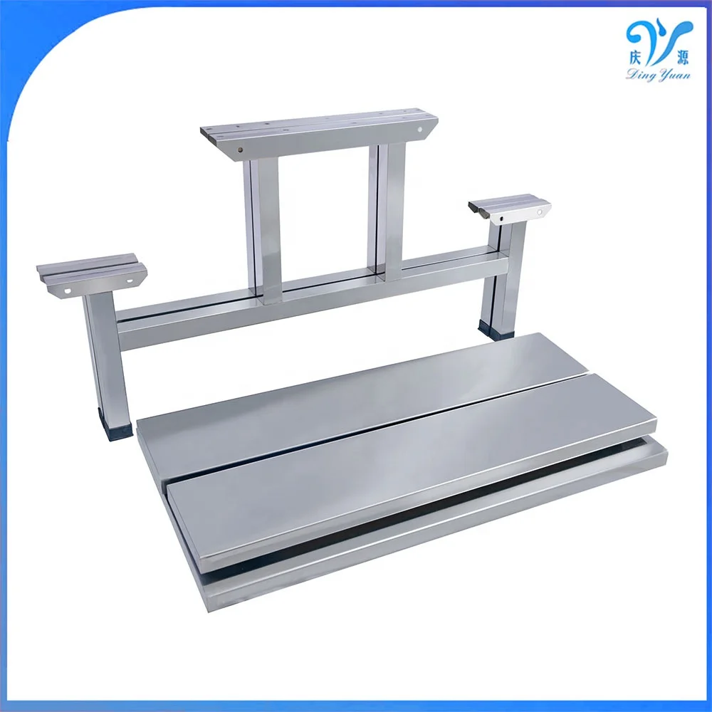 Wholesale Stainless Steel  Fast Food Table with Chair for Restaurant  4 people/ 6 people/ 8 people
