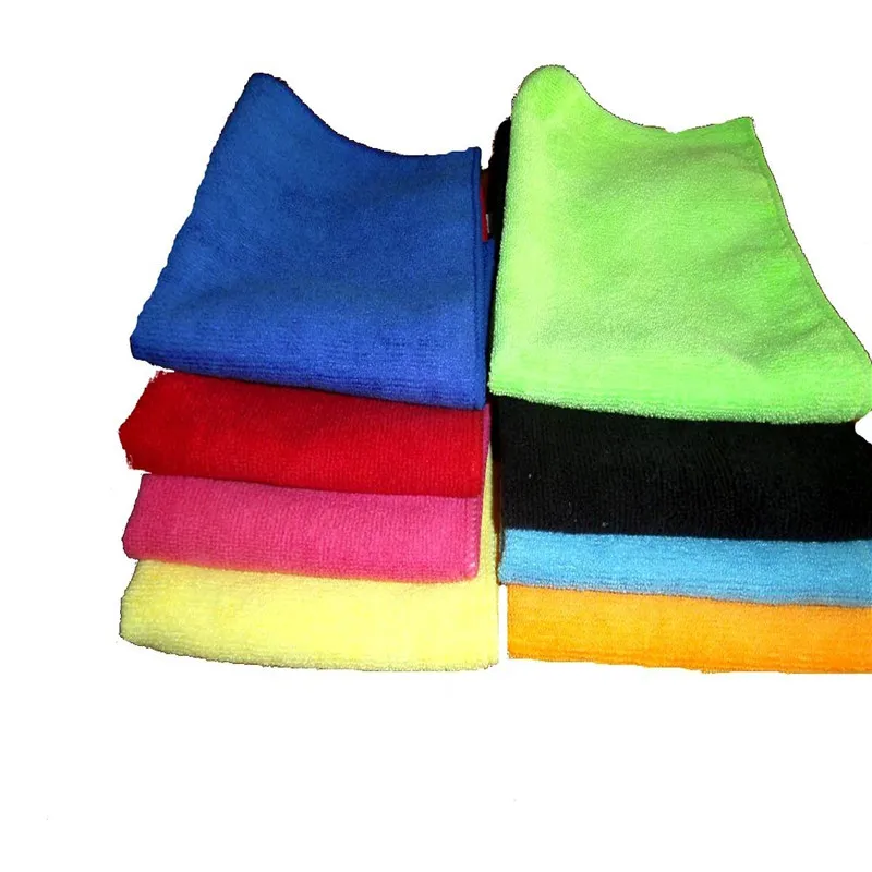40*40cm 70% polyester 30% polyamide microfiber cloth towel for kitchen car cleaning
