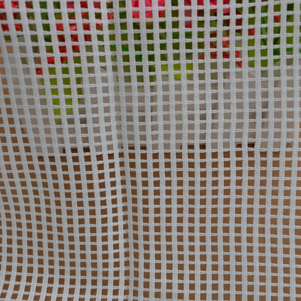 Coarse Needle Square Hole 100 Polyester Mesh Fabric for Fashion Women