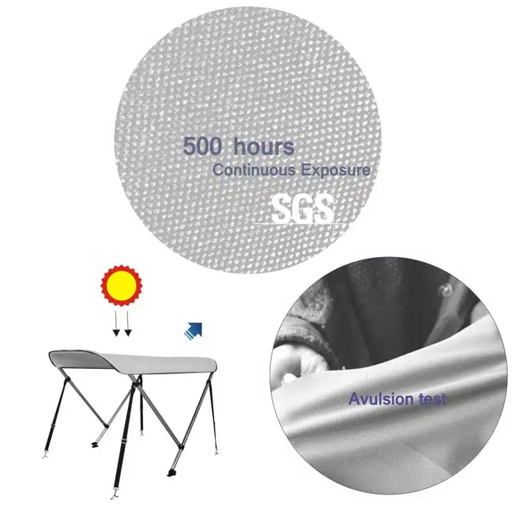 2 Bow Boat Bimini Top Cover Aluminum marine canopy bimini top  boat canopy