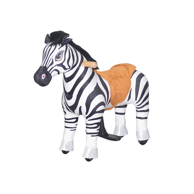 Zebra Ride Horse Toys Walking Mechanical Horse