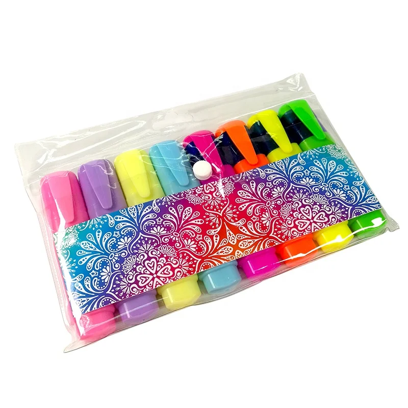 Высококачественная разноцветная ручка-хайлайтер