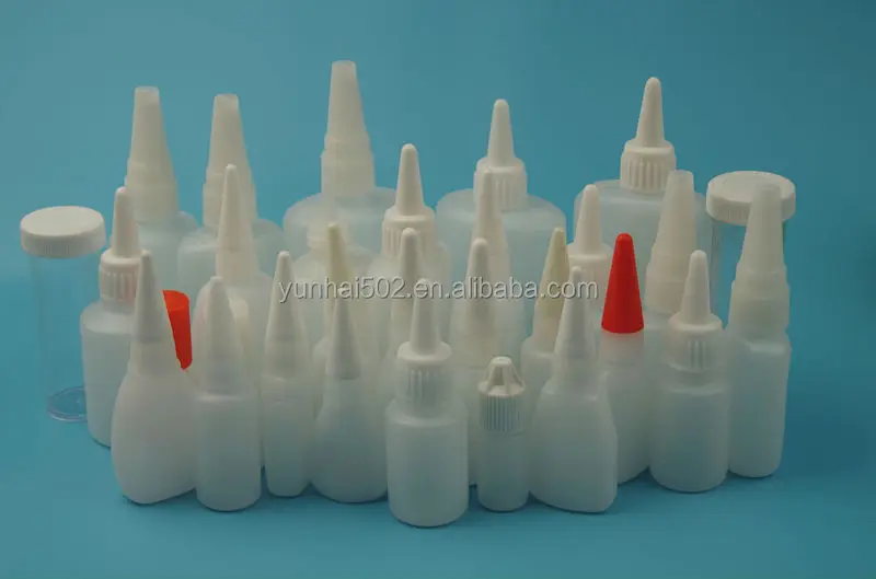
2 ml Cyanoacrylate packing Dropper bottle, empty HDPE plastic bottles for super glue 