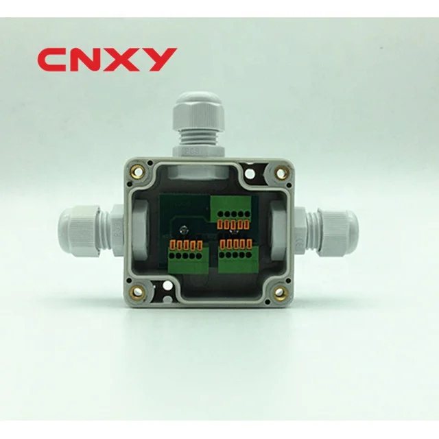 CNXY IP65 waterproof plastic junction box with PG7 cable glands