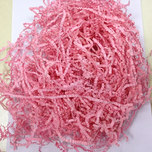 Wholesale top quality white,black,craft crinkle paper colorful shredded paper for gift decoration