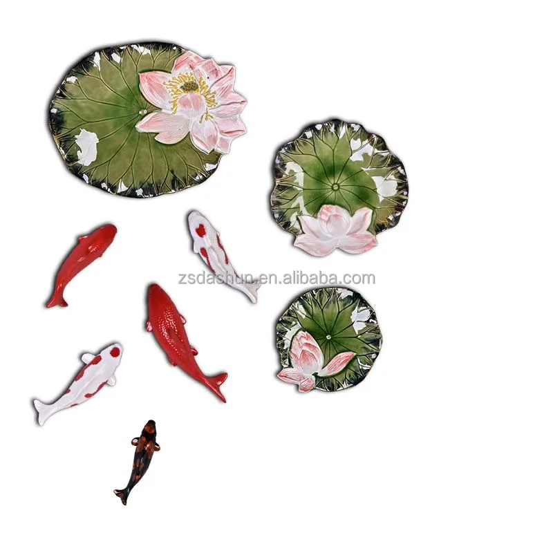 Beautiful resin fish wall art decor Polyresin fish wall decoration