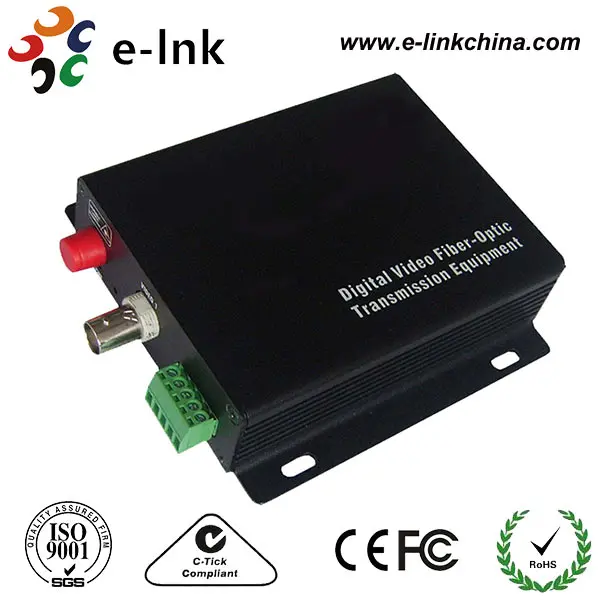 1 канала видео по оптоволокну (приемник + передатчик + 2 блока питания) FC 80KM скачати видео конвертер аналого-цифровой преобра