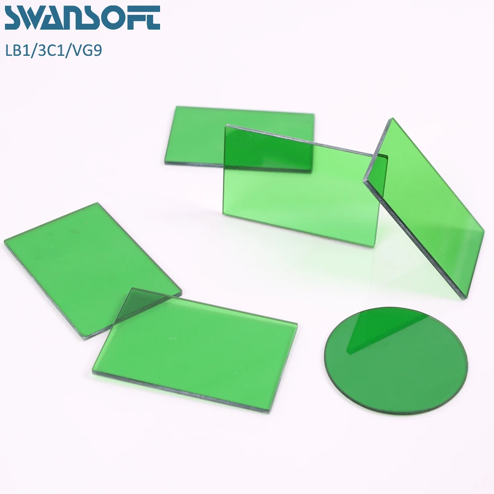 Absorption Color glass optical filter Green optical glass