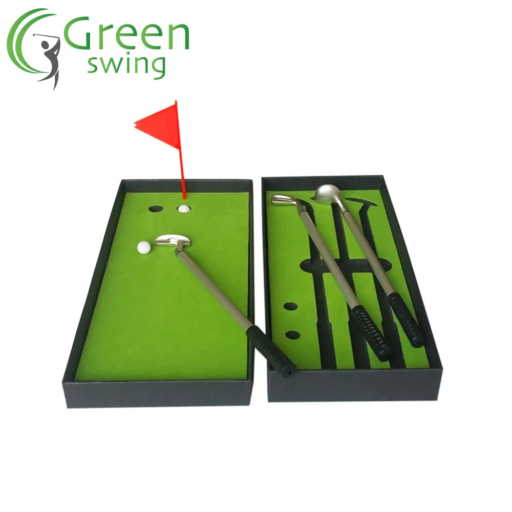 Indoor Putter Gift Set Mini Golf Putting Set Putting Green Pen Sets