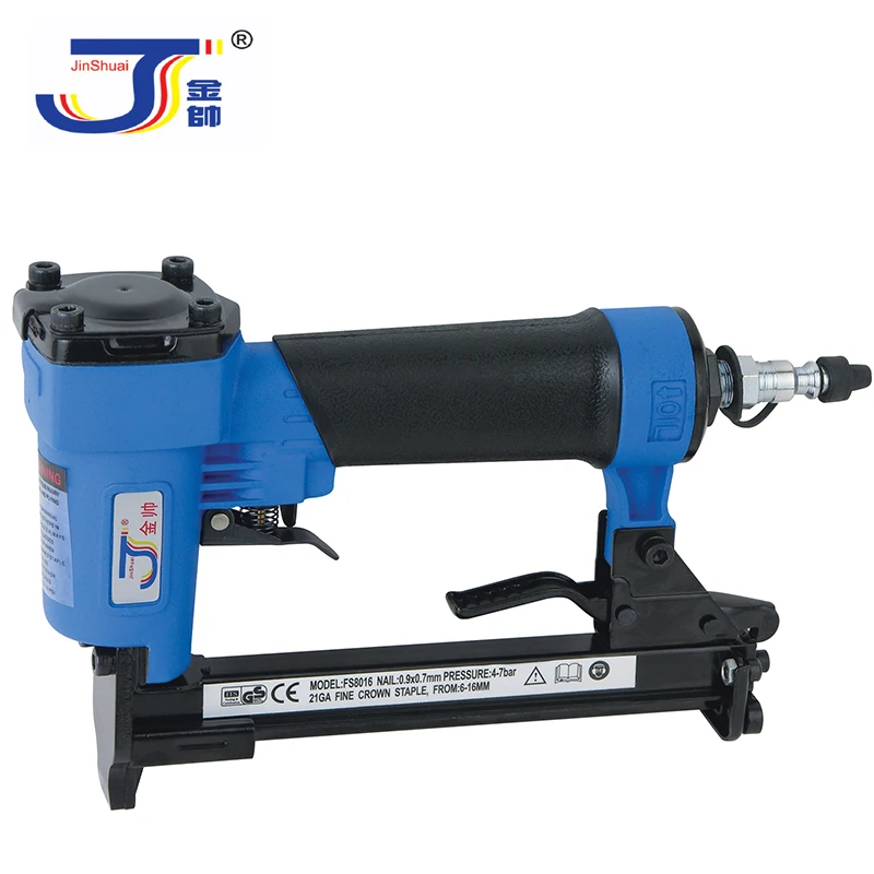 
Pneumatic Stapler, Ga.21, 6-16mm FS8016A,BOSTITCH 86, DUOFAST 301, FASCO80, HAUBOLD 800, BeA80, PREBENA A, SENCO AT,KIHLBERG 680 