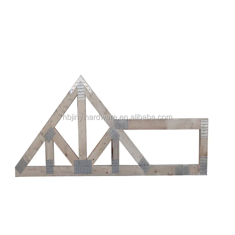 Truss roof nail plate