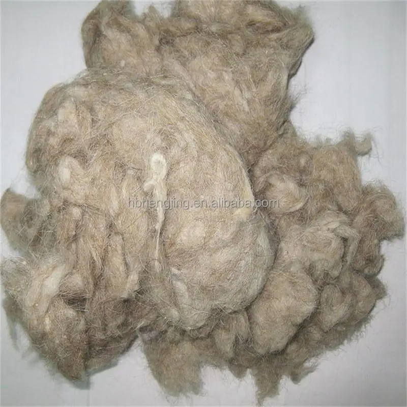 Scoured and carded finer white wool noils for spinning /felt