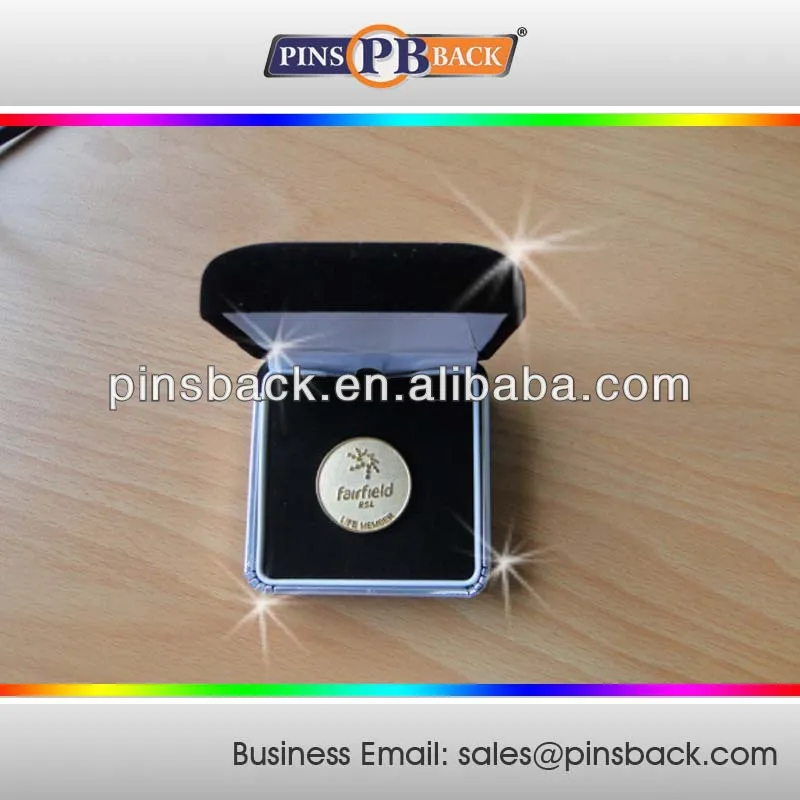 
velvet coins box coin box badge box for big Medal / Coins / lapel pins 