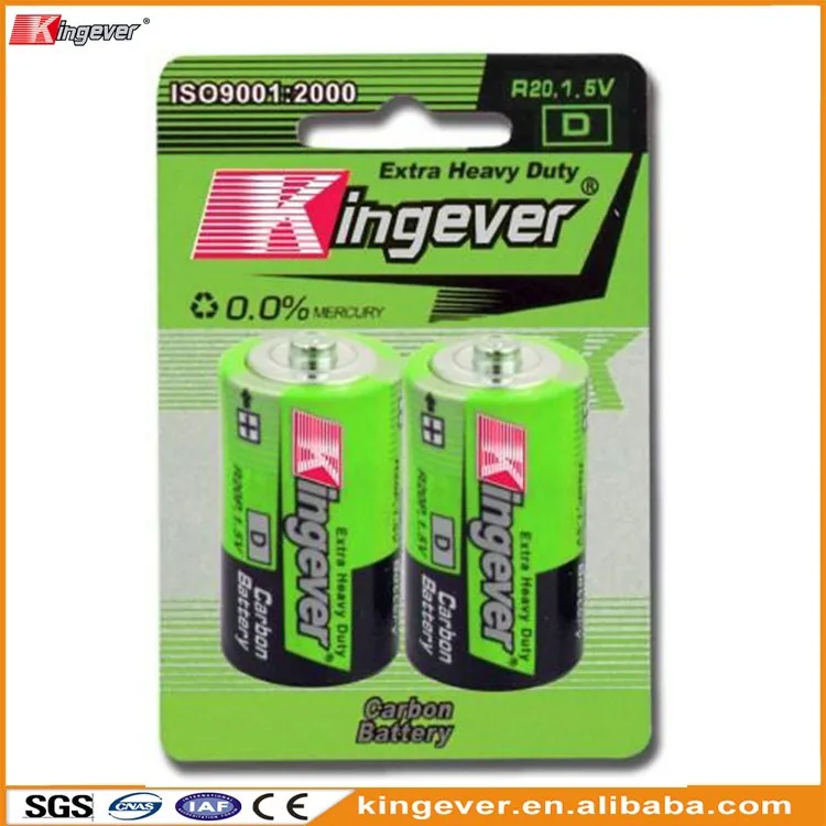 R20 d size 1.5v dry cell battery for mr torch light
