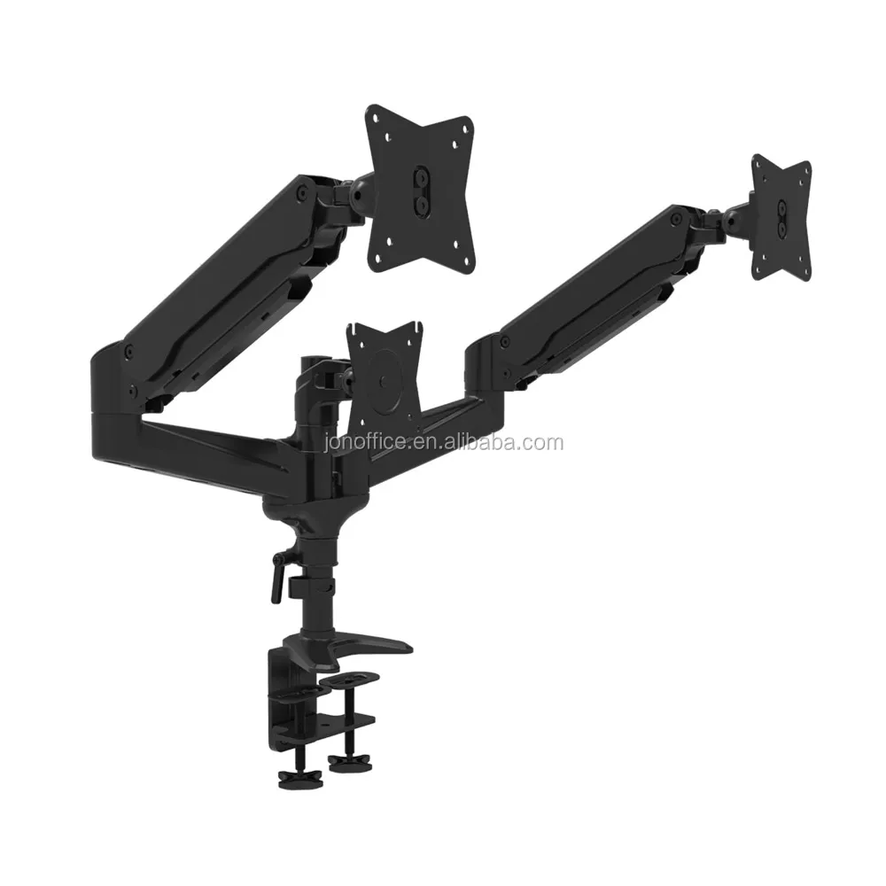 JEO YS-GA34U Gas Spring Counterbalance Mount Dual Monitor Stand/Holder ,Monitor Arm