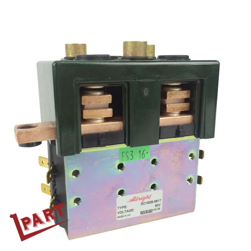 
3T Electric Forklift Part Albright DC Contactor DC182B-581T 80V 