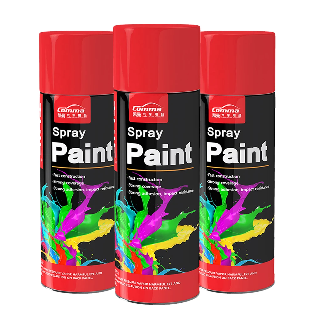 
aerosol color Fluorescence metal waterproof Heat Resistant resin epoxy automobile Spray paint for voiture auto 
