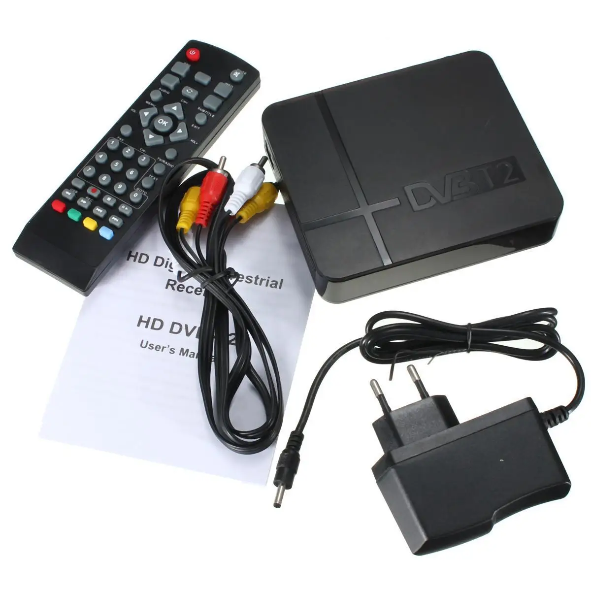 
JUNUO STB Factory Free to Air HD Digital Set Top Box dvb t2 TV tuner t2 decoder for Spain Czech  (60802410833)