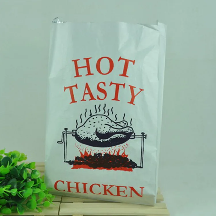 Paper Bag Aluminum Foil Kraft Paper Bread Bags Customized Recycled Kraft Paper Bag for Fast Food Take Away Flexo Printing Accept