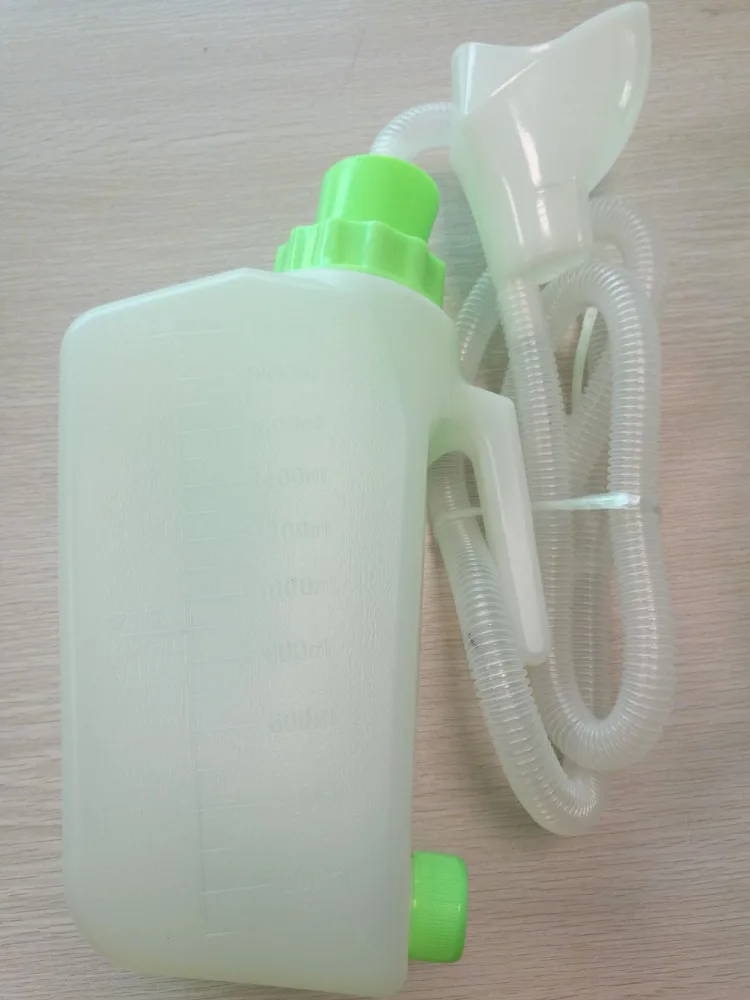 Unisex urine bottle anti-reflux urinal large capacity tbuing urine bottle