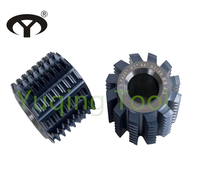 HSS M2 Module m0.8 micron gear hob cutter with TIALN/AP