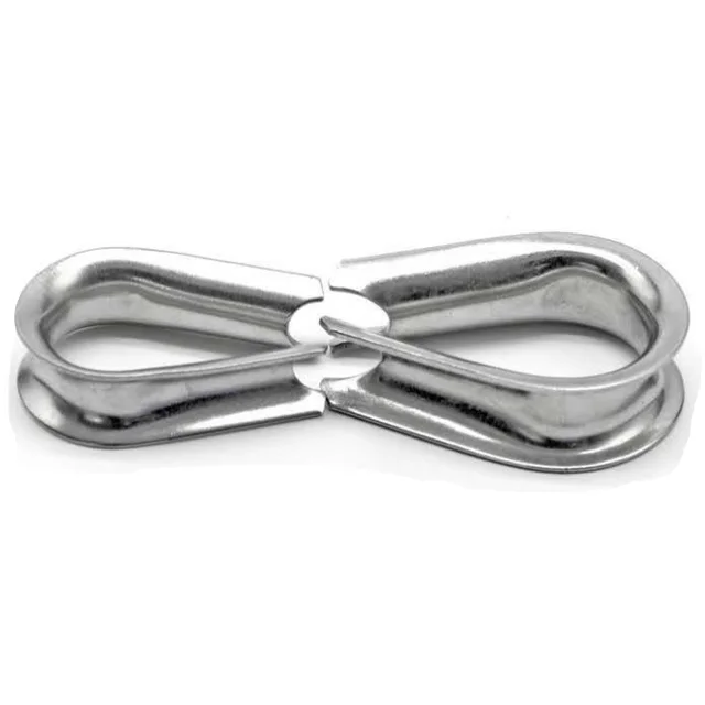 Heavy Duty thimble ISO JIS DIN6899 standard stainless steel M14 wire rope thimbles socket thimble with low price