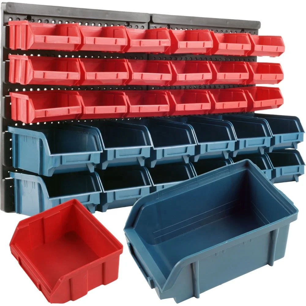 Plastic tool parts bin/box for warehouse