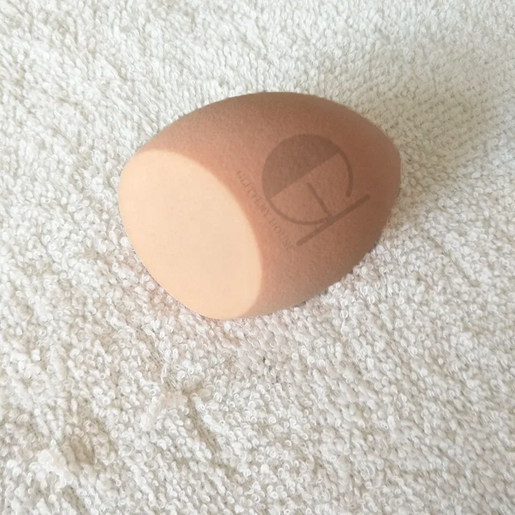 
Egg shape powder puff barrel shape private label packaging box sponge powder puff pink tear shape makeup sponge puff 