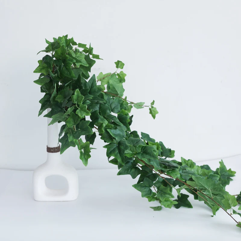 ZERO High Quality Silk Green Artificial Hanging Leaves Vine Leaves Artificial Ivy Leaf for Home Garden Decoration
