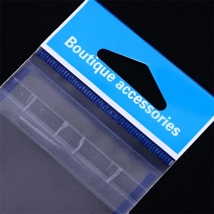 Hot sale custom logo printed plastic fish hook bag with card header